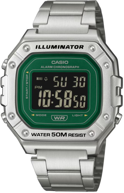 CASIO W-218HD-3AVDF METAL DİJİTAL ERKEK KOL SAATİ