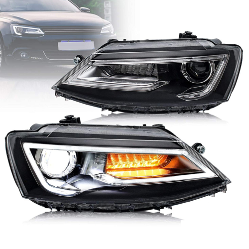 vw jetta 2011.2014 uyumlu audi dizayn led far