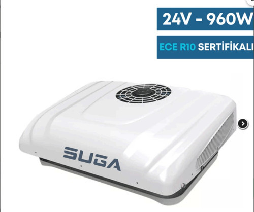 24V Karavan Kilima Uyku - Park Tavan Kliması 950W 9000BTU