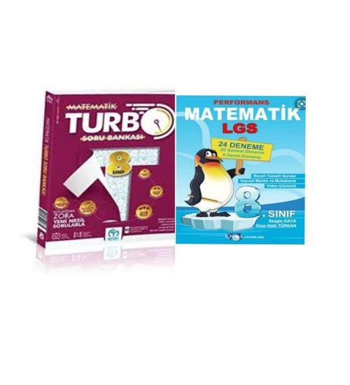 8.Sınıf Turbo Matematik Soru Bankası Ve  Lgs Matematik Performans 24'lü Branş Denemeleri