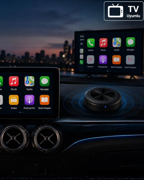 4Gb 64Gb Carplay Android Auto Destekli 4G Kartlı Akıllı Multimedya Kutusu