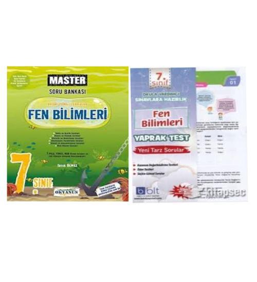 7. Sınıf Master Fen Bilimleri Soru Bankası Ve Fen Bilimleri Yaprak Test