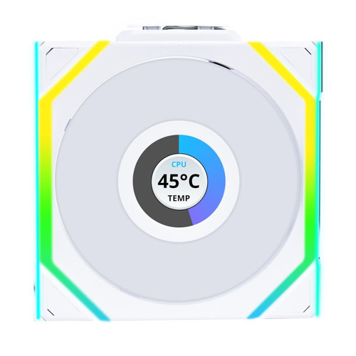 Uni Fan Sl Wireless Lcd 1X120Mm Beyaz Kasa Fanı (G99.12Sllcd1W1W.00)