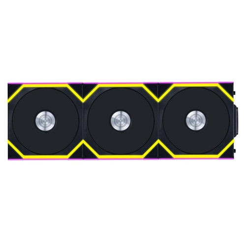 Uni Fan Reverse Sl Wireless 3X120Mm Rgb Kasa Fanı Siyah