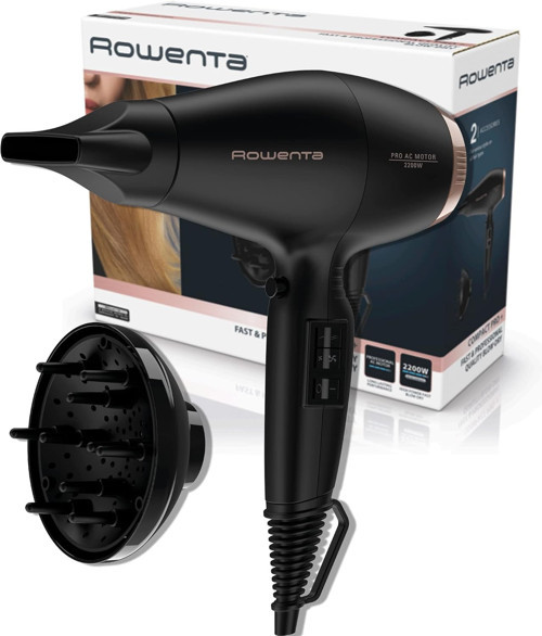 Compact Pro+ Cv6930 Profesyonel Saç Kurutma Makinesi, 2200 W, Uzun Ömürlü Ac Motor, Kompakt