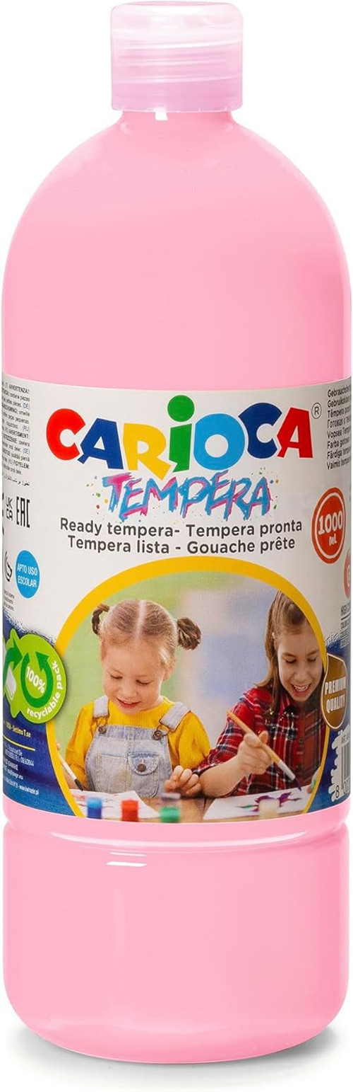 Tempera Suluboya Süper Yıkanabilir Pembe 1000 Ml.