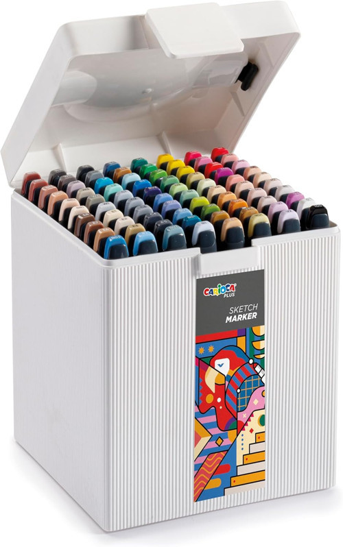 Plus Sketch Marker Çift Tarafli Çizim Kalemi 80 Renk
