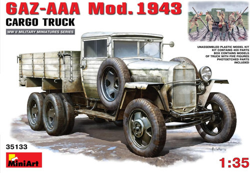 35133 – Gaz-Aaa. Model 1943 Cargo Truck