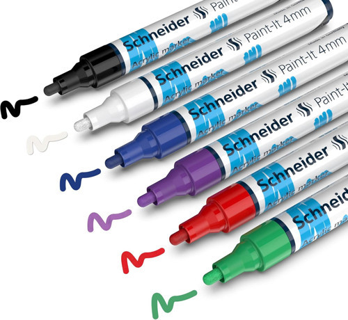 320 Akri̇li̇k Marker 4Mm Set/1-120295 6 Li