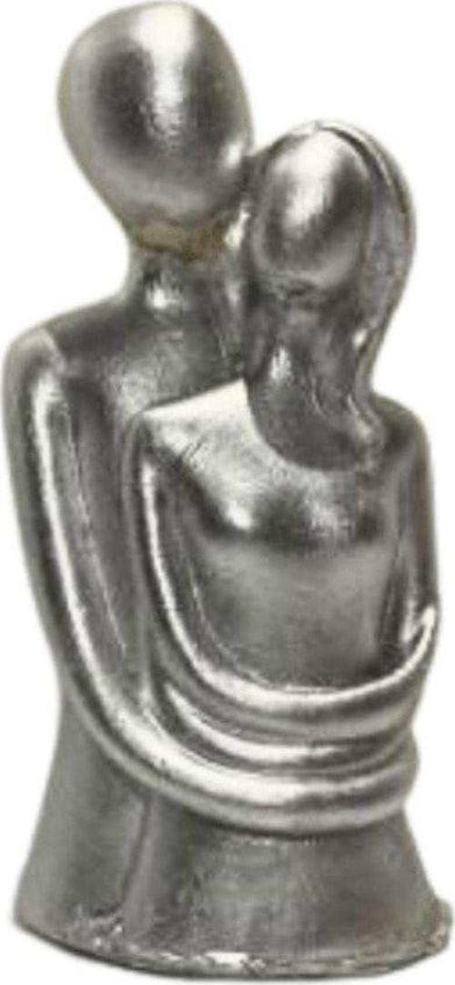 Sarılan Çift Biblo Renk Gümüş