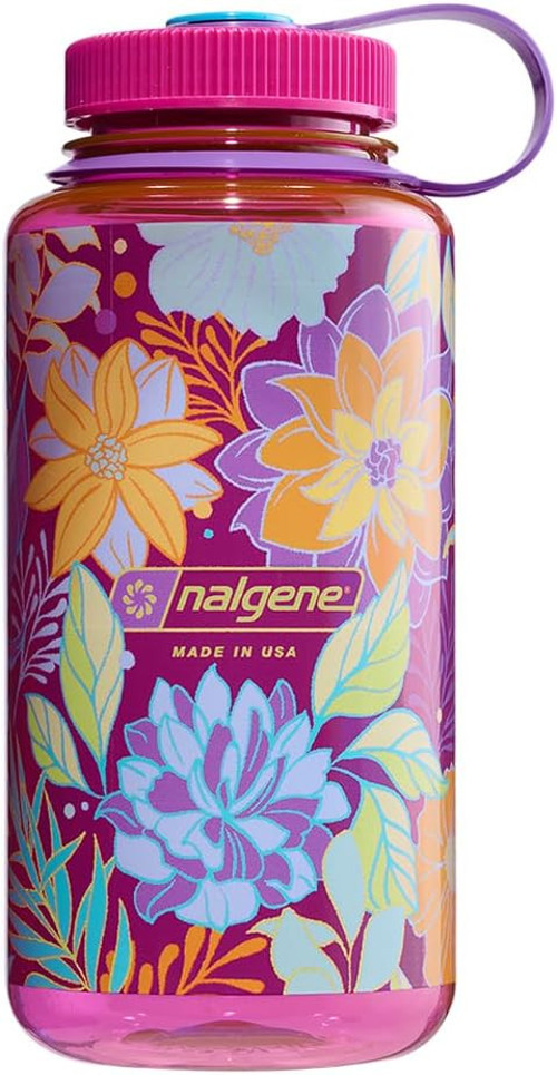 İçecek Şişesi 'Wh Sustain' - 1 L Botanical Florals