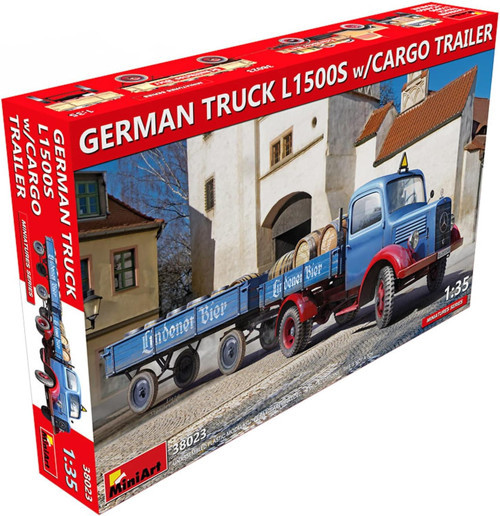 38023 1:35 Römorklu Alman Kamyon L1500S