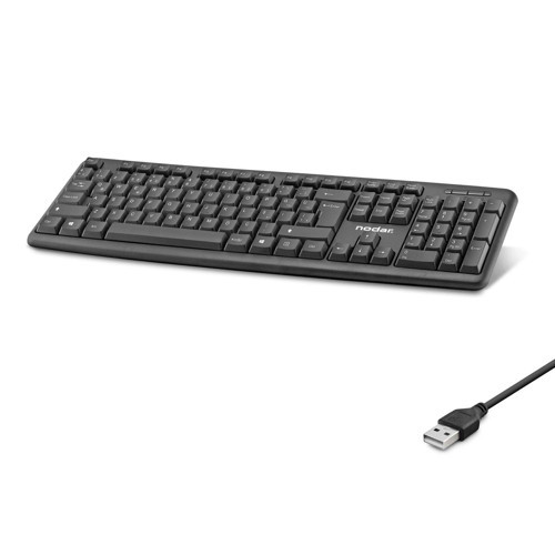 Standart Q Klavye (Kablolu, USB,Siyah,ND816)