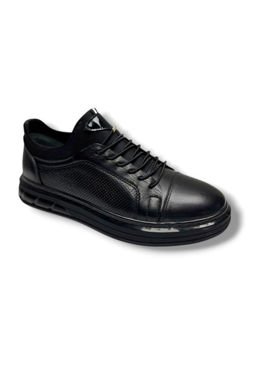 1228-26 Hakiki Deri Streçli Slip On Anatomik Erkek Ayakkabı