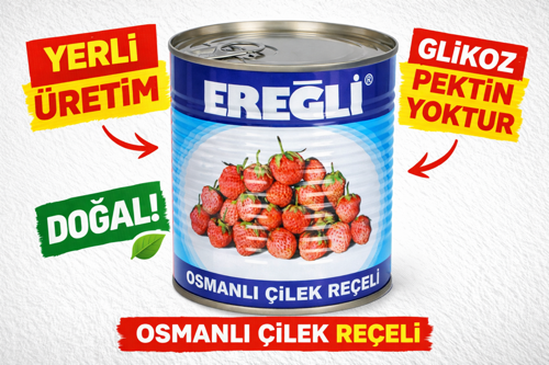 Ereğli Osmanlı Çilek Reçeli 1000g