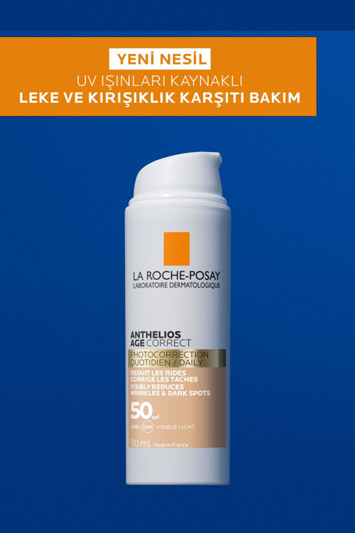 La Roche-Posay La Roche Posay Anthelios Age Correct Spf50 Renkli Kapatıcı Özelliğe Sahip Yüz Güneş Kremi 50 ml 4