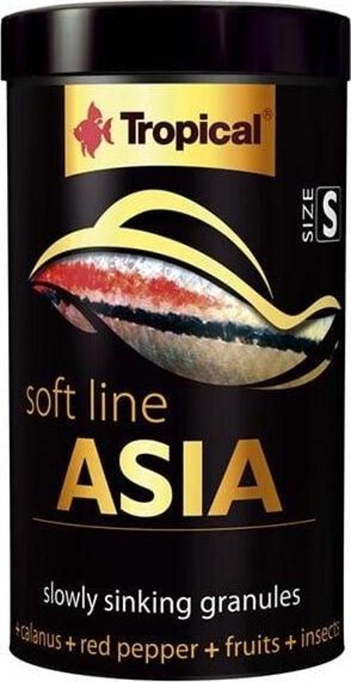 Softline Asia Asya Kökenli Balıklar için Batan Yumuşak Taneli Granül Balık Yemi Small 250 Ml 125 Gr