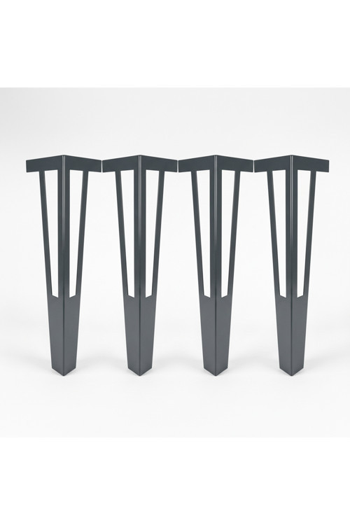 Uyart S1 Apex Metal Antrasit Masa Ayağı – Dekoratif Modern Masa Ayağı – 72 Cm