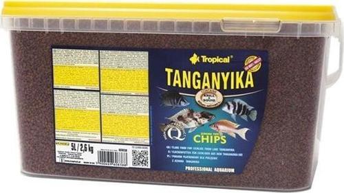 Tanganyika Chips Ciklet Balıkları için Cips Yem 5000 Ml