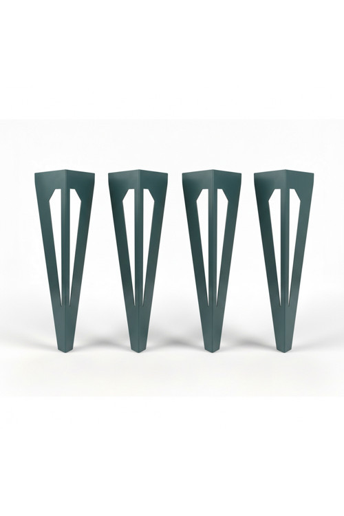 Uyart S6 Arrow Antrasit Metal Masa Ayağı – Modern Keskin Tasarım – 72 Cm