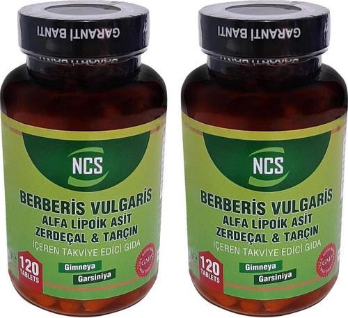 Berberis Vulgaris Alfa Lipoik Asit Zerdeçal 120 Tablet x 2 Adet
