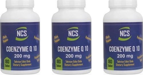Coenzyme Q 10 200 Mg Resveratrol Hyaluronic Acid 3 Kutu 540 Tablet
