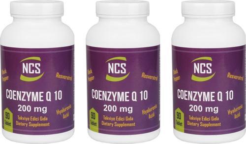 Coenzyme Q-10 200 Mg Resveratrol Hyaluronic Acid Black Pepper 3 KUTU 270 TABLET