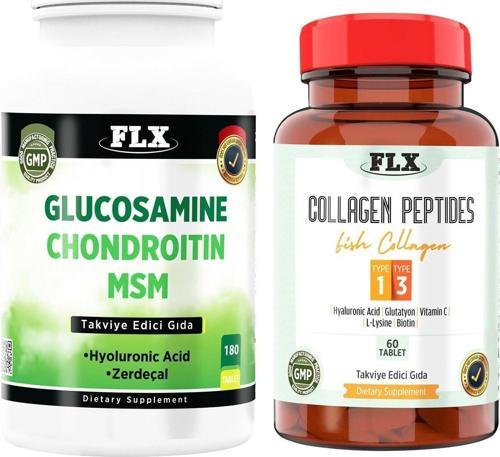 Glucosamine 180 Tablet Flx Kollajen Tip 1-3 60 Tablet
