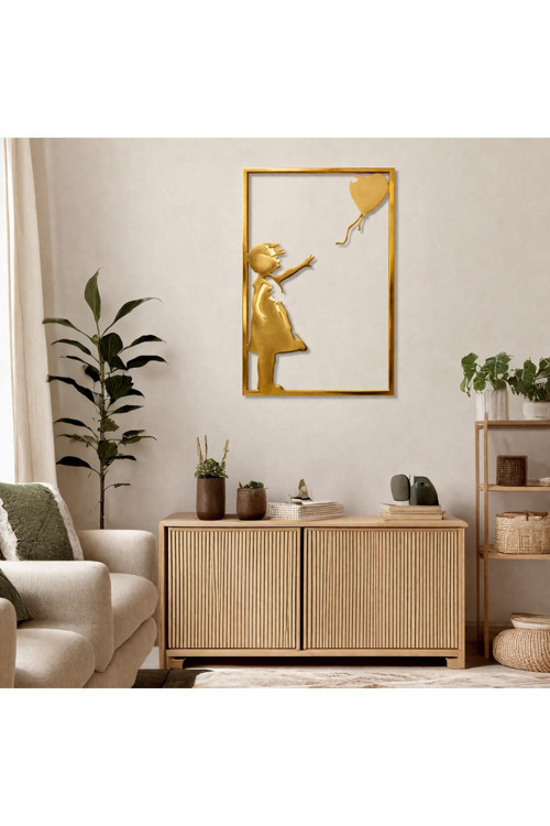 Modern Metal Duvar Tablosu | Salon & Ofis Duvar Dekoru | Premium Metal Duvar Süsü