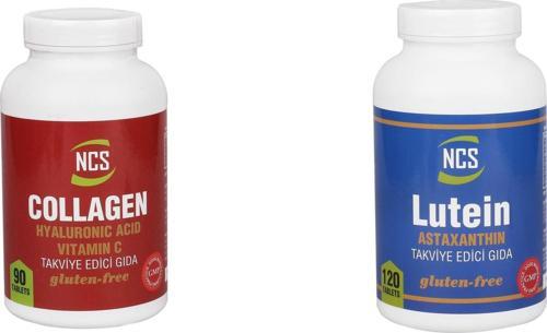 Collagen 1000 mg 90 Tablet Lutein 15 mg Astaxanthin 120 Tablet 2 Ürün Birden
