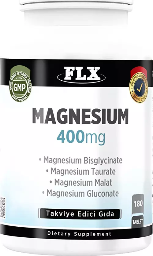 Magnesium Bisglisinat Malat Taurat Glukonat 180 Tablet