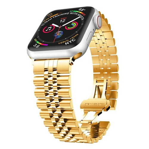 Apple Watch 38/40/41 Mm Paslanmaz Çelik Kayış - Paslanmaz Çelik Metal Kordon & Uzun Ömürlü