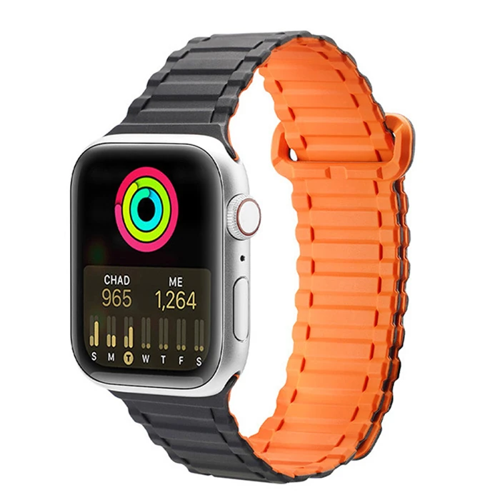 Manyetik Silikon Apple Watch Kordonu 38-40-41 Mm - Terleme Yapmaz Cilt Dostu Kayış