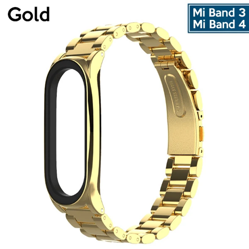Xiaomi Mi Band 4 Çelik Kayış - 5775 Bakla Tasarım