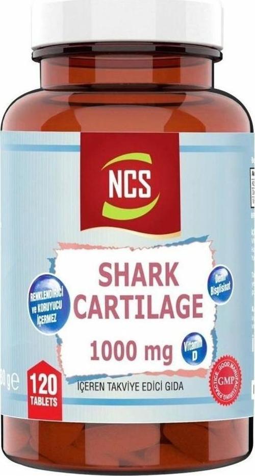 Köpek Balığı Kıkırdağı + Demir + Vitamin D 3 + Shark Cartilage 120 Tablet
