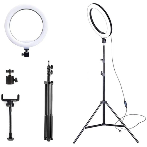 10 İnç 130 cm Ring Light Led Tripod - YouTube Makyaj Selfie Işığı