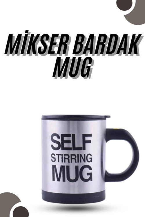 Karıştırıcı Özellikli Mikser Kupa - Taşınabilir 200ml Çift AAA Pilli Karıştırıcı