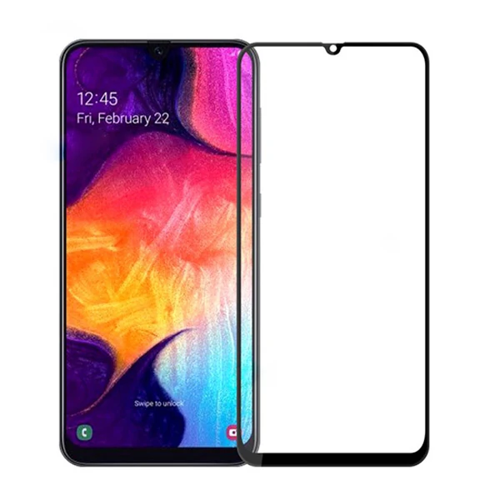 Samsung Galaxy A20S 3D Full Kaplama Kırılmaz Cam - 9H Sertlikte Temperli Ekran Koruyucu