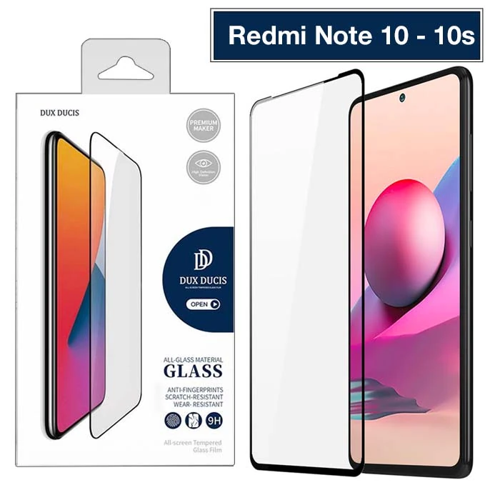 Redmi Note 10 / 10S 9H Full Kaplama Cam Ekran Koruyucu – Kırılmaz Ultra İnce