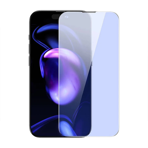 iPhone 15 Pro Mavi Işık Korumalı 2'li Premium Cam Ekran Koruyucu - Çizilmeye Dayanıklı