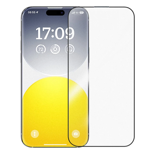 iPhone 15 Pro Cam Ekran Koruyucu – Darbeye Dayanıklı Full Kaplama HD Cam