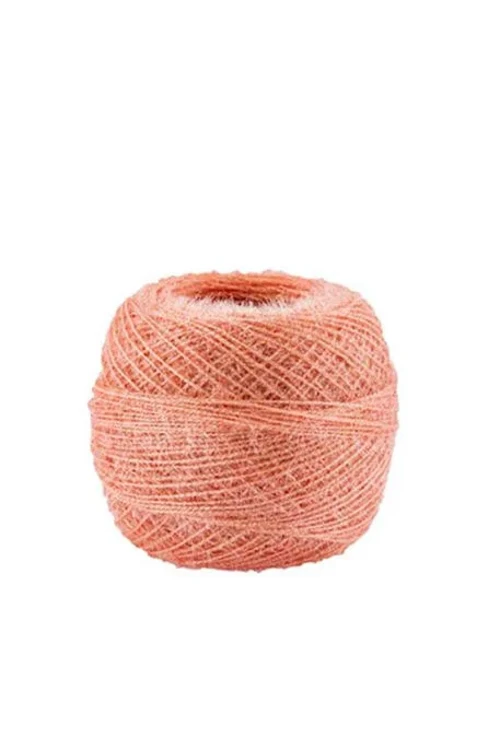 Çok Amaçlı Simli Örgü ve Nakış İpi Pembe 6050 - Punch İpi