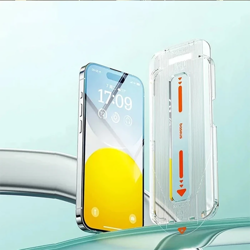 iPhone 15 Plus Crystal Full Koruma Eye-Protection Temperli Cam Ekran Koruyucu - 0.33mm Ultra İnce, %92 Işık Geçirgenliği