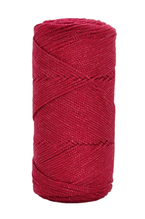 Makrome İpi 3mm Polyester Kırmızı - El Sanatları İçin Dayanıklı ve Estetik Çözüm
