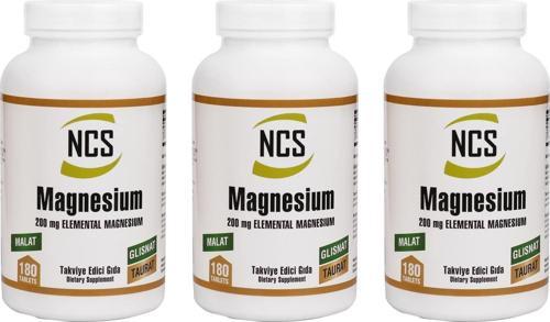 Magnesium Malat Glisinat Taurat 3 Kutu 540 Tablet