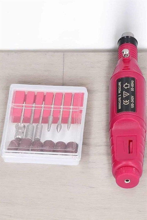 Protez Tırnak Manikür ve Pedikür Seti Elektrikli - 3.000-99.000 RPM Hız Kontrolü ve USB Şarjlı