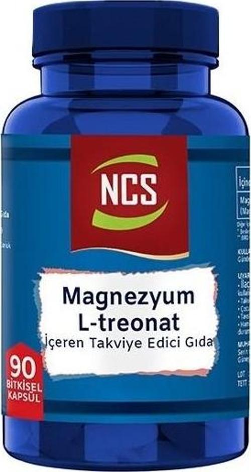 Magnezyum Magnesium L-Threonate Vejeteryan 90 Bitkisel Kapsül