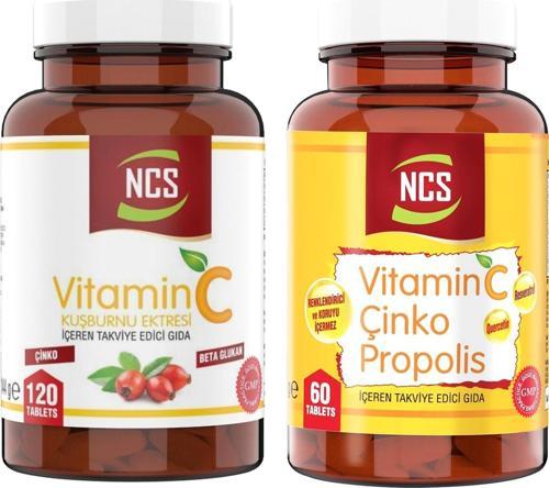 Propolis Vitamin C Çinko Vitamin D   Vitamin C Kuşburnu Ekstresi Beta Glukan Içeren Takviye Edici Gıda 120 Tablet