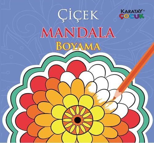 Karatay Yayınları 4E Çiçek Mandala Boyama