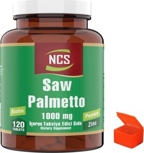 Saw Palmetto Complex Biotin Çinko 120 Tablets + Hap Kutusu